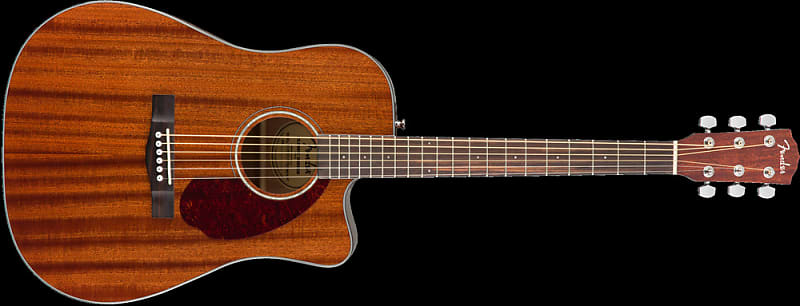 Fender Classic Design CD-140SCE Dreadnought All Mahogany Electro Acoustic  Guitar & Case