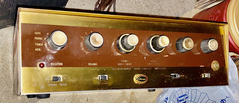Olson AM-214 Integrated Tube Amplifier  			