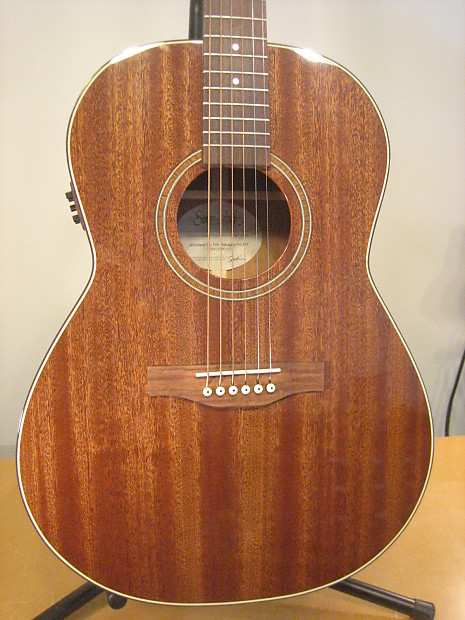 Simon and Patrick S P Woodland Pro Folk Mahogany HG A3T Reverb