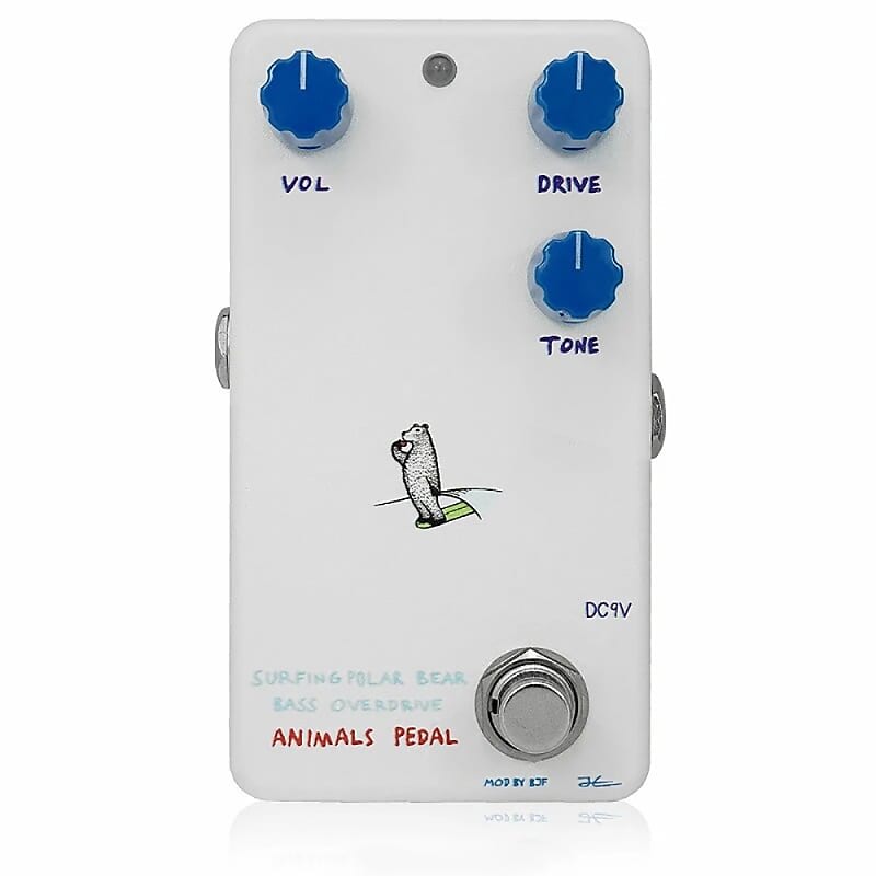 Animals Pedal Surfing Polar Bear Bass Overdrive with BJF Mod image 1
