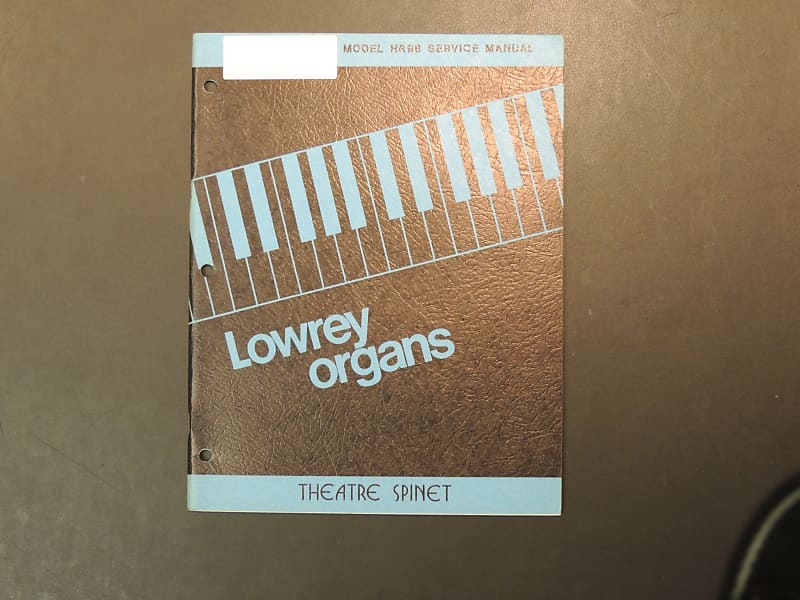 Lowrey Model HR98 Service Manual [Three Wave Music] image 1
