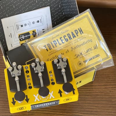 Coppersound Pedals Triplegraph Octave by Jack White Limited Edition 2020 - Yellow image 5