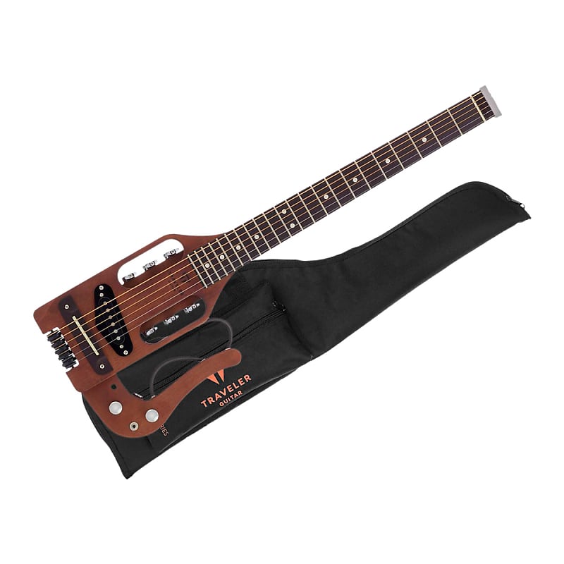ギター Traveler Guitar Ultra Light Steel Brown Traveler Guitar Ultra-Light Acoustic Guitar - Antique Brown