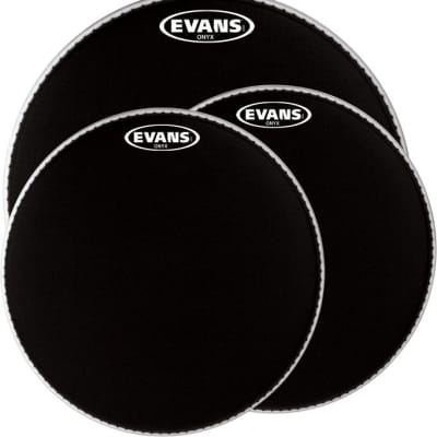 Evans 15" Onyx 2-Ply Drumhead image 1