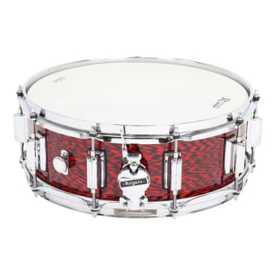 Rogers SuperTen Wood Shell Snare Drum 14x5 Red Onyx image 2