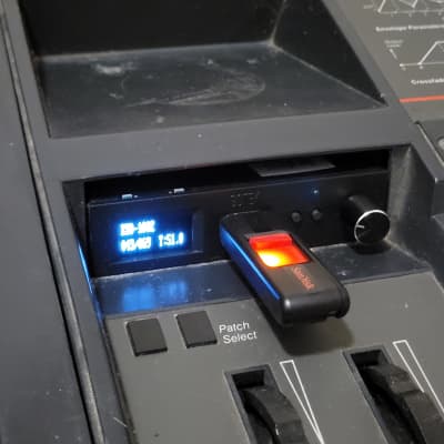 USB Floppy Drive Emulator for Ensoniq EPS or EPSm plus 100's of disks on 16GB USB Stick & OLED Display EPS-m