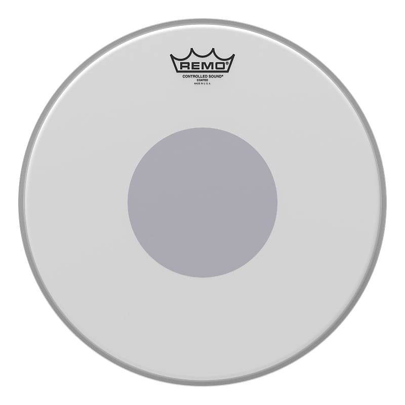 Remo Controlled Sound Coated Black Dot Drumhead - Bottom Black Dot 14" image 1