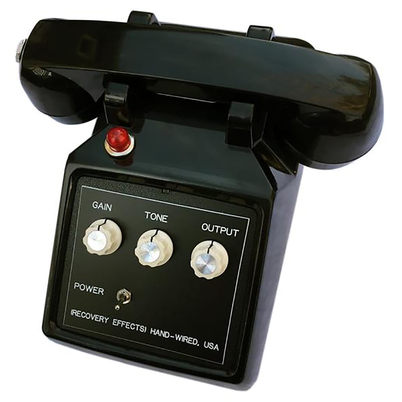 Recovery Effects ExMic Deluxe Telephone Microphone, Black Reverb