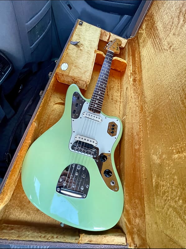 高級素材使用ブランド 2005 Jaguar Fender - Reverb | Green Avocado ギター
