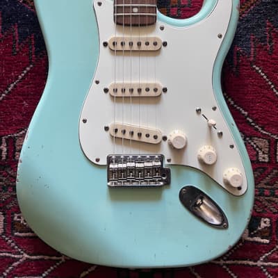 MJT / Fender Stratocaster 2015-2021 - Daphne Blue Nitro image 2