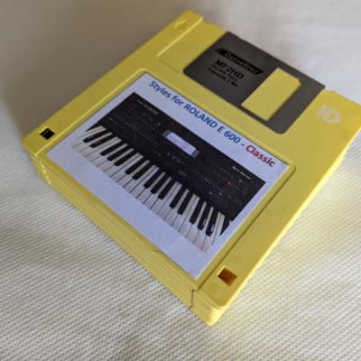 Roland E600 Keyboard Floppy Disk Styles Collection image 4