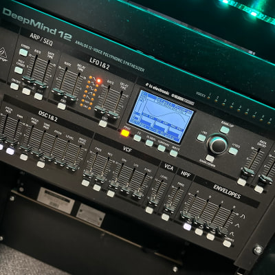Behringer DeepMind 12D Desktop 12-Voice Polyphonic Analog Synth Module 2016 - Present - Black