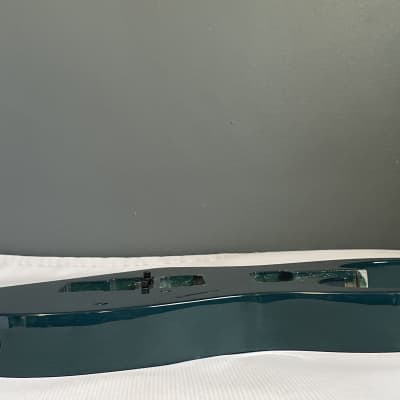 1999 Japan Fujigen Ibanez RG520QS Transparent Blue Guitar Body Floyd Ready image 22