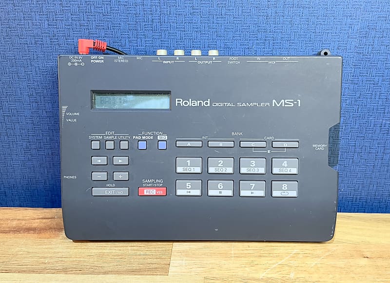 Roland MS-1 Digital Sampler Black 1990s | Reverb