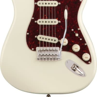 Squier Classic Vibe '70s Stratocaster Electric Guitar Laurel FB, Olympic White image 9