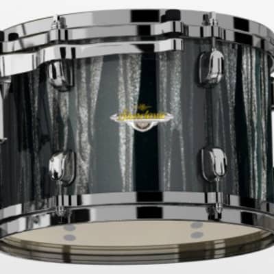 Tama MAT1007BN-BCS Starclassic Maple Lacquer Rack Tom 10" x 7" - Black Clouds & Silver Linings/Black Nickel HW image 1