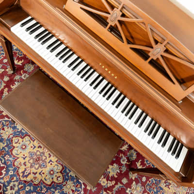 Yamaha NO. M2 Nippon Gakki Upright Piano | Satin Mahogany | SN: 571161 image 4
