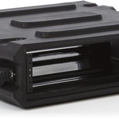 Tascam CD-RW900MKII Recorder - Gator G-PRO-2U-19 Rack Case - (2) XLR Cable image 3