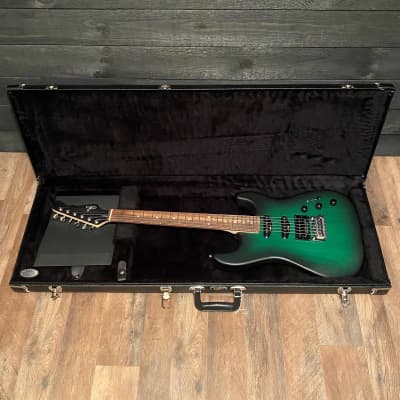 G&L USA HSS RMC Green Burst Frost Electric Guitar w/ Case image 9