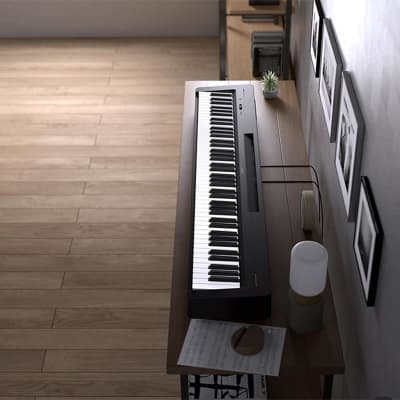 Yamaha P-143 88-Note Digital Piano with Weighted GHS Action, Black image 9