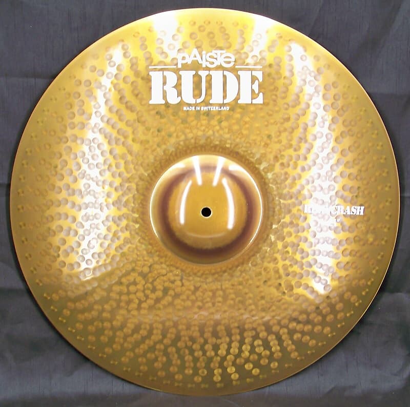 Paiste RUDE 21" RideCrash Cymbal/New With Warranty/Model Reverb