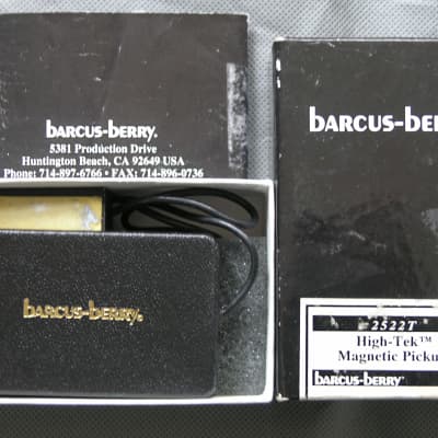Vintage 70s Barcus-Berry Hi-Tek 2522T Dobro Guitar Pickup Style 3 Slimline Bottleneck w/Box image 1