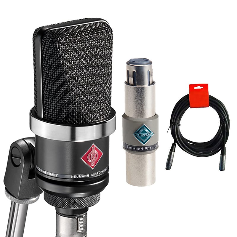 Neumann TLM 102 BK Large-Diaphragm Cardioid Condenser Microphone