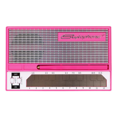 Dubreq Stylophone S1 Analogue Touchplate Synth (Pink) for sale