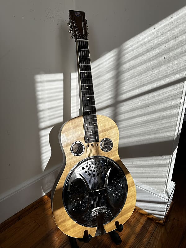 National Style D Square neck Single cone Resonator 2000 - Wood image 1