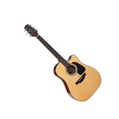 Takamine GD30CE-NAT Dreadnought Cutaway 6-String Right-Handed Acoustic-Electric Guitar with Solid Spruce Top, Ovangkol Fingerboard, and Slim Mahogany Neck (Natural) image 2