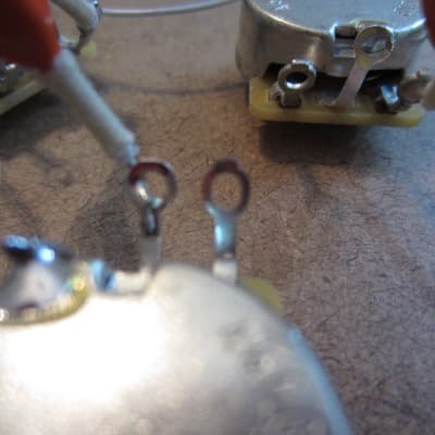 50s Les Paul Wiring Harness w/ Toggle Switch | CTS 550K Short Shaft Pots & Orange Drop .022µF Caps image 7