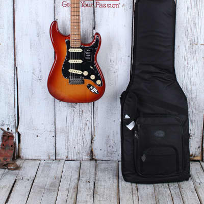 Fender Player Plus Stratocaster Electric Guitar Sienna Sunburst with Gig Bag image 2