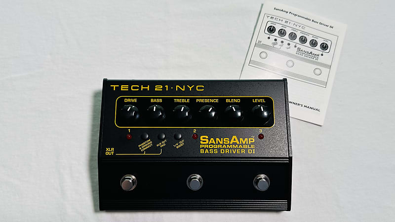 Tech 21 Sansamp Programmable Bass Driver
