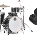 Mapex Saturn V Tour Black Pearl 22x16-12x8-16x16 Shell Pack Drums | Free GigBags | Authorized Dealer
