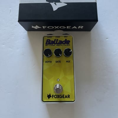 FoxGear Ballade 80’s Classic Analog Chorus Guitar Effect Pedal + Original Box image 1