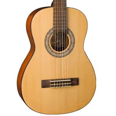 Oscar Schmidt OCHS 1/2 Size Classical Acoustic Guitar, Natural image 1