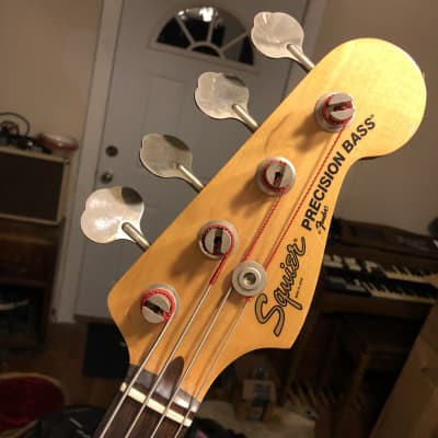 Squier by Fender JV Precision Bass guitar, made in Japan