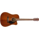 Fender CD-60SCE Dreadnought Acoustic-Electric Guitar, Walnut Board, All-Mahogany