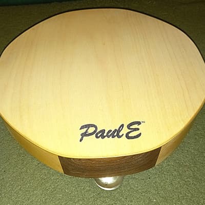 PaulE Drums 'Kajon-E' Handheld Cajon. Poplar-Walnut & Baltic Birch top with tote bag image 4
