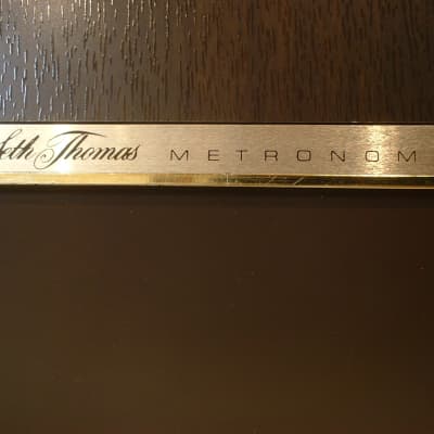 Fully Serviced Vintage Seth Thomas Metronome Conductor 1980s Brown Plastic Case, Metal Movement image 7