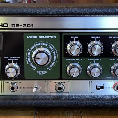 *SERVICED* Roland RE-201 Space Echo Tape Delay / Reverb 1970s - Black