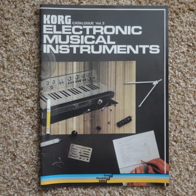 Korg Electronic Musical Instruments  Catalog / Volume 3 image 2