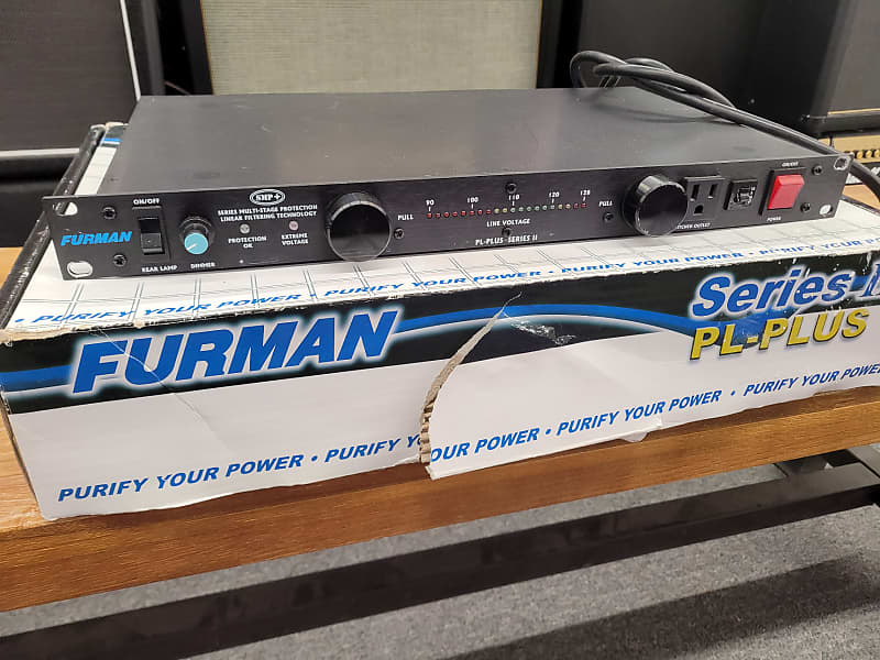 Furman PLPlus Series II Rackmount Power Distribution Black Reverb