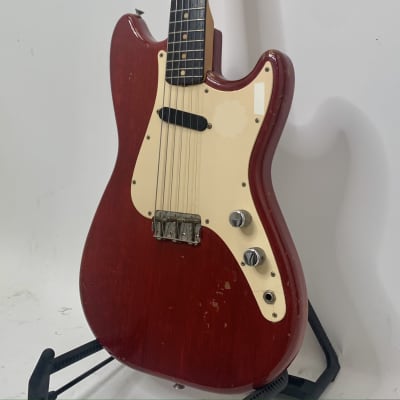 Fender Pre CBS L Series Musicmaster 1964 Rare Mahogany Body Cherry image 5