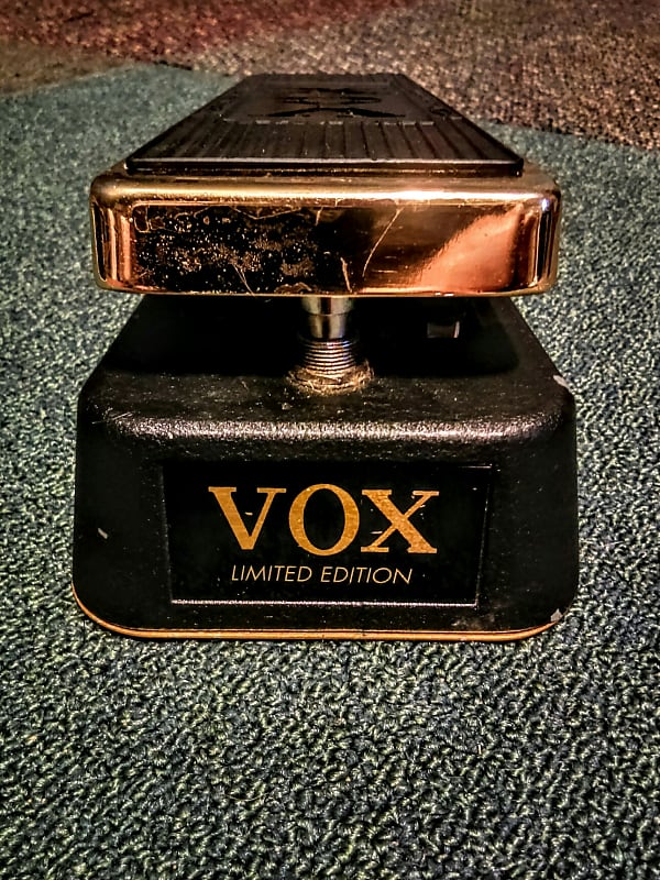Vintage Vox V847G Limited Edition Gold Wah Pedal - Made in USA - with  Carrying Case - Rare Pedal