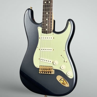 Fender Custom Shop 1957 NOS Stratocaster 2017 - Charcoal Frost Metallic with Gold Hardware image 3