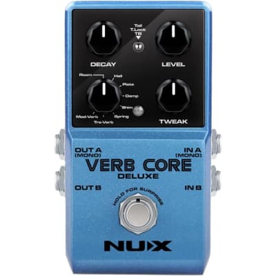 NUX Verb Core Deluxe Pedal with 8 Different Reverbs and Freeze for sale