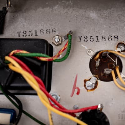 1968 Fender Vibro Champ Drip Edge Vintage Class A Tube Amp, Near Mint w/ Black Panel Circuit image 14