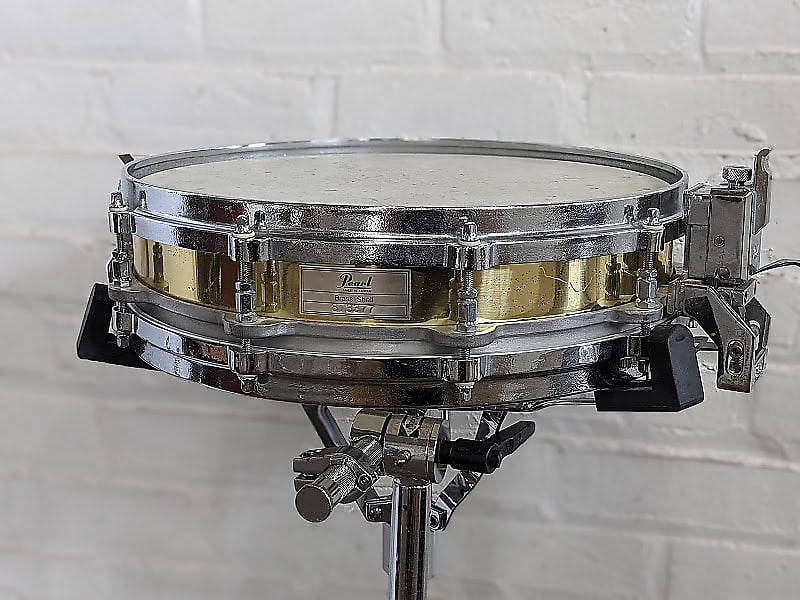 Pearl 14x3 Free Floating Brass Snare Drum 1980s - Evolution Music