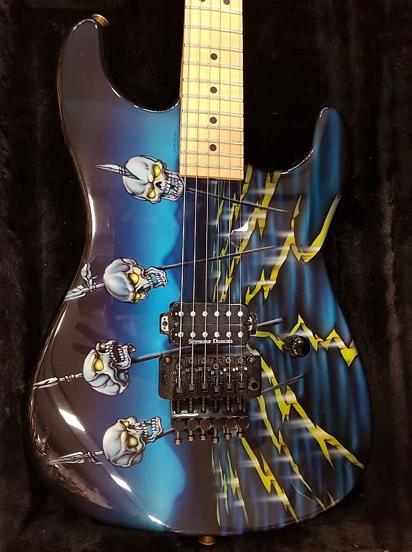 Charvel USA Custom Shop "Mike Learn Graphic Desolation Alley" image 1